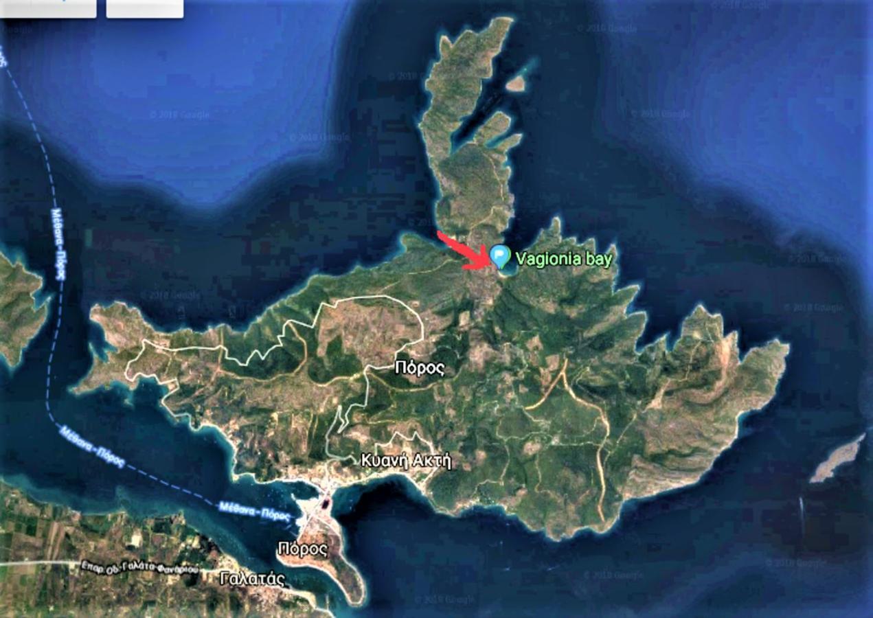 Private Beach House Irene Mare Poros Town Exterior foto